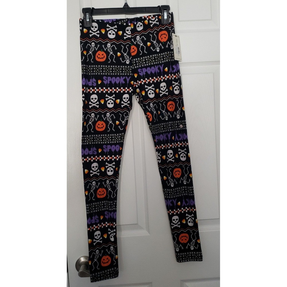 No Comment Cloths Junior Halloween‎ Leggings Size Small